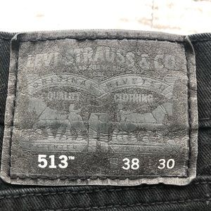 Black 513 Levi’s 38x30